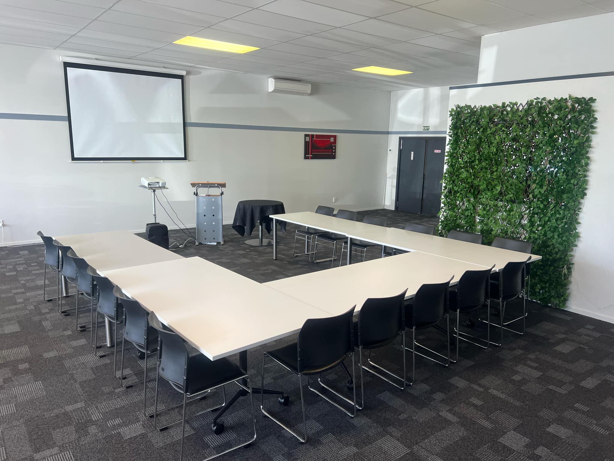 Function room set up for an event in Invercargill